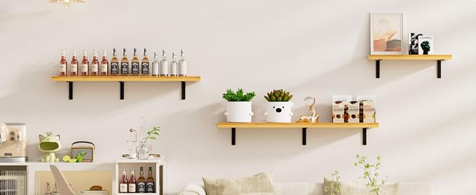 10 Pack - L 5" x H 4" x W1.5, 5mm Thick Black L Shelf Bracket, Iron Shelf Brackets, Metal Shelf Brackets, Floating Shelf, Shelf Supports with Screws
