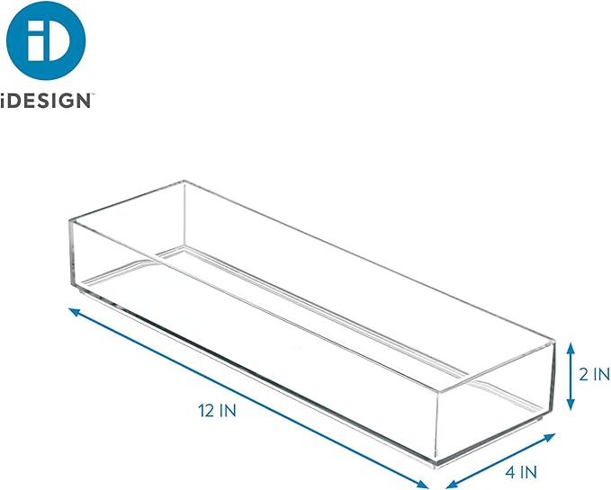 iDesign Drawer Organization, Large, Set of 2 | Kitchen and Bathroom, Silverware, Spatulas, Gadgets
