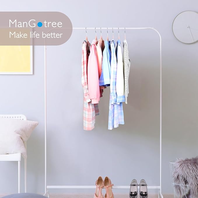 ManGotree 14 Inch Kids Velvet Hangers for Closet, Ultra-Thin Space Saving Children's Clothes Hangers, Non-Slip Felt Toddler Hanger for Youth's Clothes (32 Pack, Light Pink)