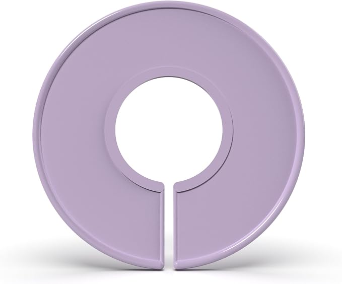 Clothes Size Dividers, Clothing Rack Size Dividers Blank - (10, Violet)