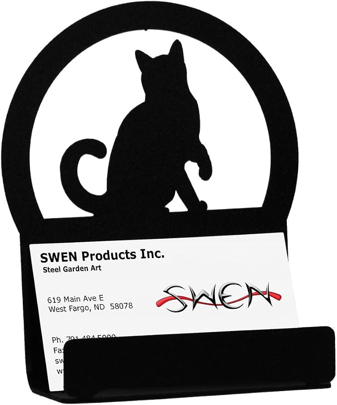 SWEN Products Cat Business Card Holder