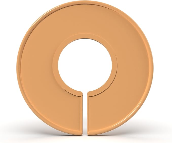 Clothes Size Dividers, Clothing Rack Size Dividers Blank - (10, Pale Orange)
