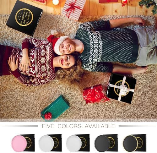 Oroyutor 9-Inch Oak Lazy Susan Decorative Tray, Pink Finish