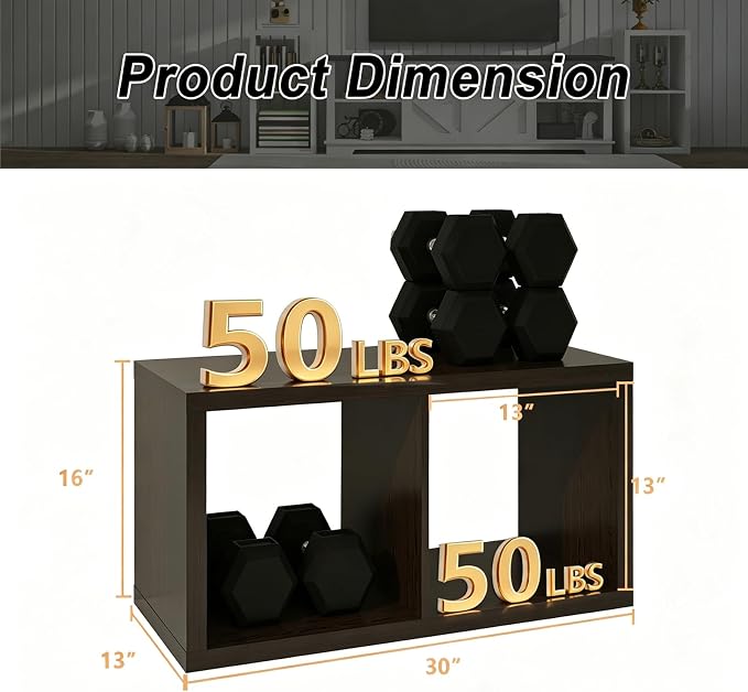 【2-in-1】Cube Shelf, Kit Includes 2-Piece Silicone Plastic Ice Tray, White