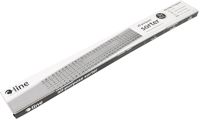 C-Line All-Purpose Document Sorter, 2.5 x 23.5 Inch, Blue (30526)