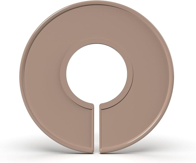 Clothes Size Dividers, Clothing Rack Size Dividers Blank (10, Taupe)