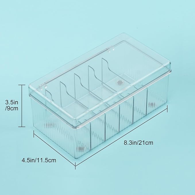 Lash Extension Organizers and Storage, Lash Extension Supplies Organizer, Lash Cart Organizer, Acrylic Large Capacity Eyelash Extension Supplies Storage Box, Lashes Supplies Container