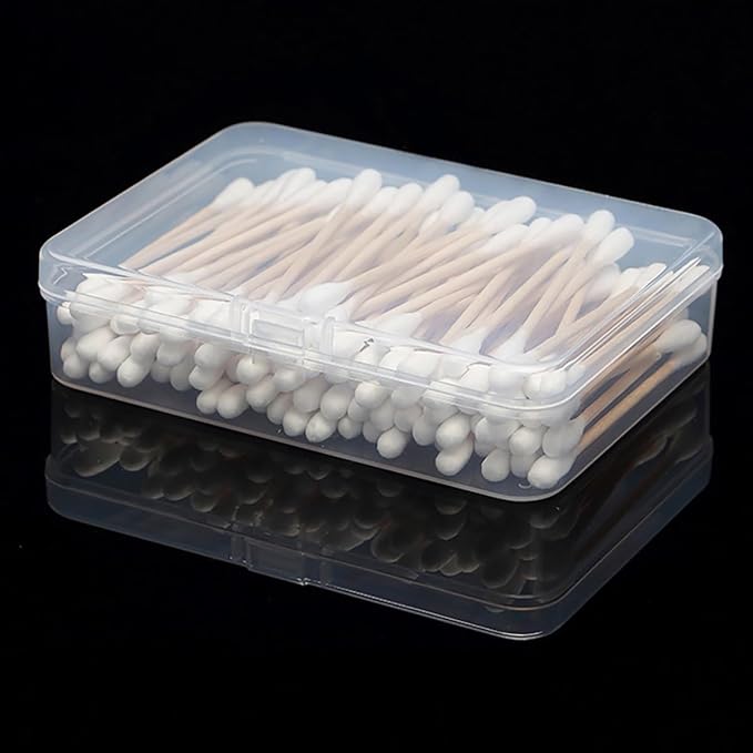 Rectangular Clear Plastic Organizer Storage Box Containers (4.45 x 3.31 x 1.14 inch), Small Plastic Containers Pack of 12