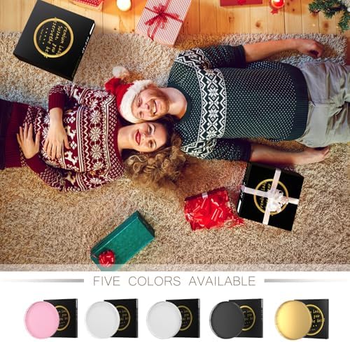 Oroyutor 9-Inch Oak Lazy Susan Vanity Tray with Gold Metal Rail
