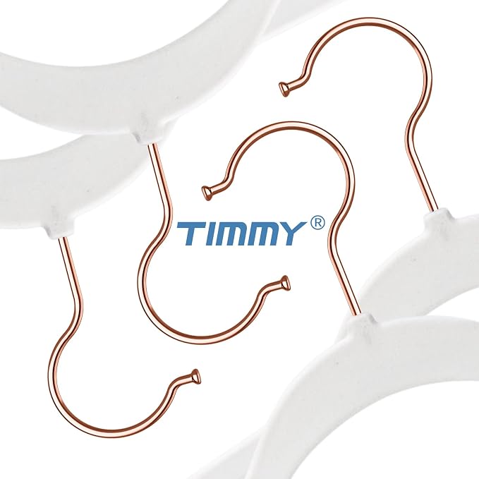 TIMMY 50 Pack Velvet Hangers, Non-Slip Ultra-Thin Space-Saving Suit & Coat Hangers with 360° Silver Swivel Hook - Hold 10 lbs, for Blazers, Dresses & Pants (17.7 in)
