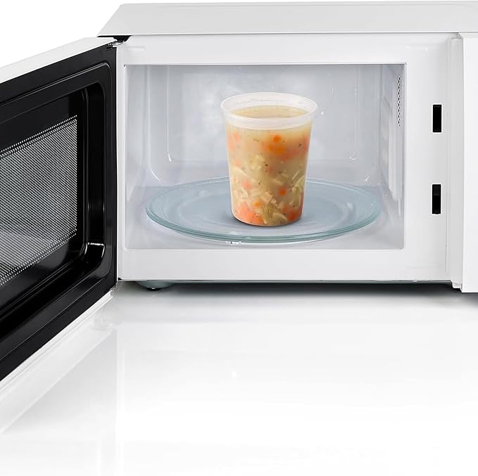 JoyServe 32 Oz Deli Food Containers with Lids - (36 Sets) Quart Airtight Plastic Food Storage for Takeout, Meal Prep, To-Go, Soup Freezer Containers with 36 Lids, BPA-Free, Dishwasher, Microwave Safe