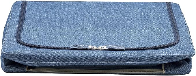 Sorbus Jumbo Storage Bins with Metal Frame - Oxford Fabric Storage Containers with Large Clear Window & Carry Handles - Stackable & Foldable Clothes Organizer Bags for Bedding Linen, Clothing & More