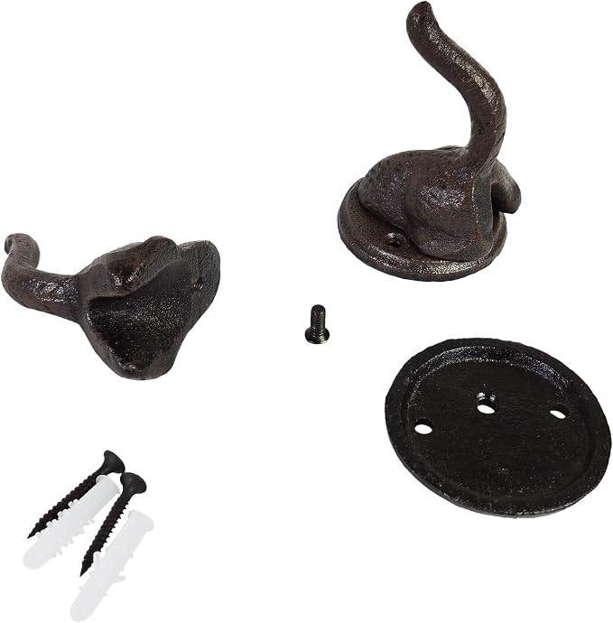 Lulu Decor Decorative Pet Tail Key Holder – Wall Mounted Key Hanger with 4 Hooks for Entryway & Home