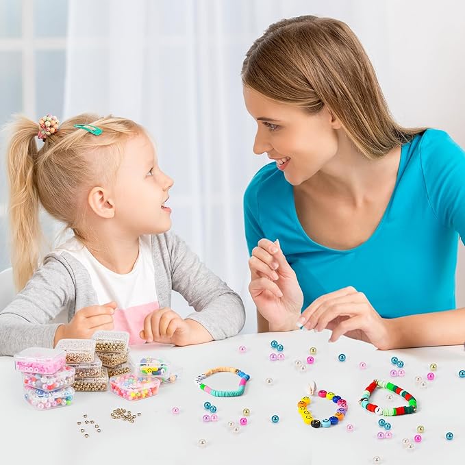Mathtoxyz 72PCS Bead Organizer Box - Small Rectangle Bead Holder Plastic Cases for Clay Beads, Bracelet Making, DIY Jewelry, Craft, Nail