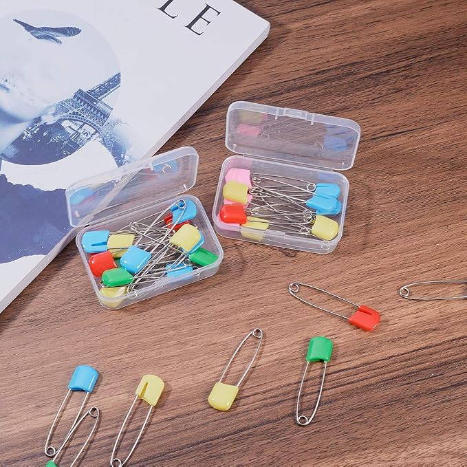 BENECREAT 16 Pack Rectangle Clear Plastic Bead Storage Containers Box Case with lid for Earplugs PillsTiny Bead Jewerlry Findings - 2.9x1.92x0.78 Inches
