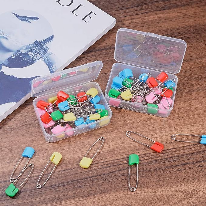BENECREAT 12 Pack Rectangle Clear Plastic Bead Storage Containers Box Case with Lid for Earplugs Tiny Bead Dices and Other Craft Accessories - 3.7x2.5x1 Inches