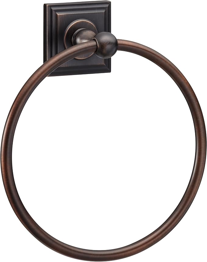 Aurora Series Oil Rubbed Bronze Towel Ring