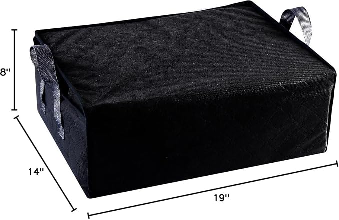 Storage Bags G01B, Dark Black, 3 Count