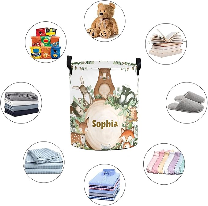 Love You to the Moon and Back Laundry Basket Hamper Large Storage Bin with Handles for Gift Baskets, Bedroom, Clothes