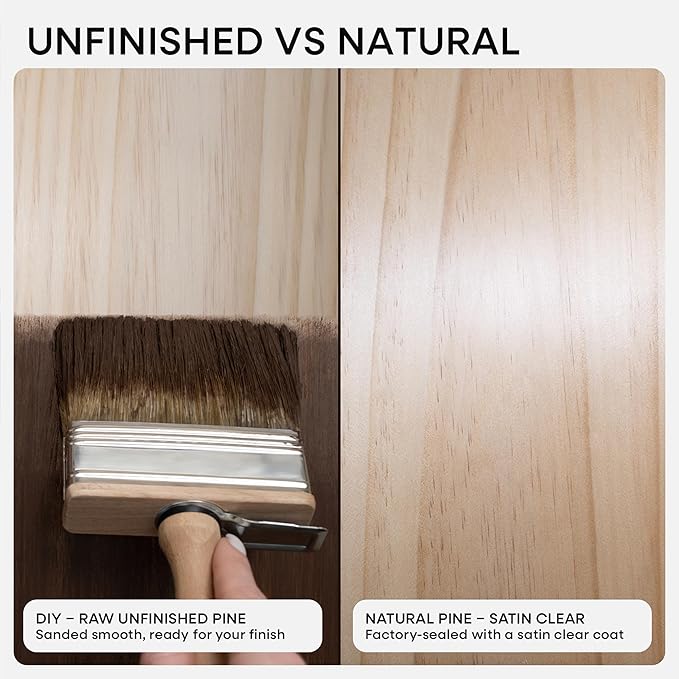 Homeforia Wood Floating Shelf 12 inch, High End Solid Natural Wood 12inch Floating Shelves for Wall Mounted, Unfinished Small Wooden Floating Shelves, Heavy Duty Bracket, 12 X 6.5 X 1.75 in, Set of 2