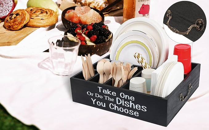 Silverware Caddy Organizer for Countertop, Kitchen Utensil Caddy for Cups