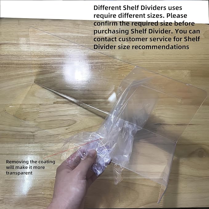 20 Pcs 30*12 CM medicine cabinet dividers,purse dividers for wire shelves,separator shelf dividers warehouse shelf isolation board pvc shelf label for supermarket clothing cabinet storehouse shelf