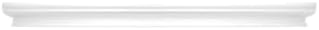 HAO Floating Corner Shelf Invisible Wall Mounted Shelves Radial Shape Cable Wire Hole Pattern Perfect for Bedroom Bathro