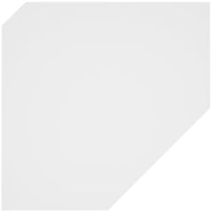 Furinno Rossi Hexagon Floating Shelves for Wall, Set of 2 Geometric Corner Shelf, Wall Mounted Shelves for Bathroom, Hom