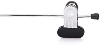 24 Quality Pants Hangers Heavy Duty Add-on Skirt/Slack Metal Hanger, Extra Wide Adjustable Clips, Multi Stackable Add on Hangers, Chrome, Jeans, Bottoms (24)