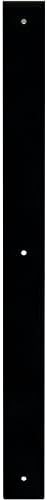 2" W x 24" D x 24" H Hamilton Steel Bracket, Powder Coated Black