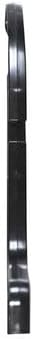 NAHANCO 17” Black Mid-Heavyweight Plastic Hanger, Black Hook, 100 Pack