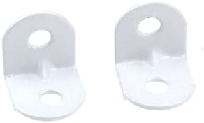 Coshar 20pcs L Bracket Joint Right Angle Bracket Shelf Braces