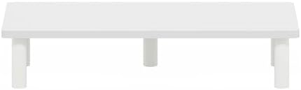 Furinno TURN-N-TUBE Monitor Stand Riser, 23.6" Wide Rectangle Monitor Riser, Laptop Stand for Desk, Office Desktop Acces