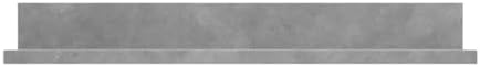 Mobili Fiver, Set of 2 Rachele Shelves, 31.49 in, Concrete Effect, Grey, Made in Italy