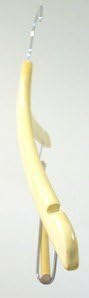 Natural Finish Wood Suit Hanger with Locking Bar (Set of 5)