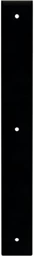 2" W x 16" D x 16" H Hamilton Steel Bracket, Powder Coated Black