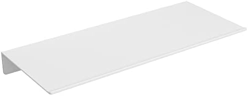 Danpoo 12 inch White Metal Wall Shelf Small Floating Shelf for Wall Organizer & Storage, Display Shelf for Bathroom, Liv