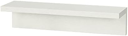 MUJI 44520635 Wall Mounted Furniture Shelf, Oak Wood, Light Gray, Width 17.3 x Depth 4.7 x Height 3.9 inches (44 x 12 x 