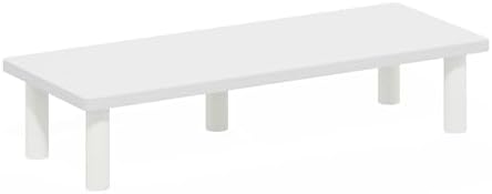 Furinno TURN-N-TUBE Monitor Stand Riser, 23.6" Wide Rectangle Monitor Riser, Laptop Stand for Desk, Office Desktop Acces