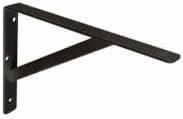 Black HD Steel Shelf Bracket, 19-1/2" Deep x 13" High