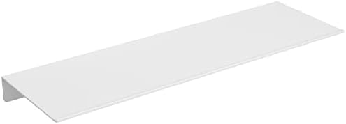 Danpoo 16 inch White Floating Shelf for Wall Organizer & Storage, Display Shelf, Metal Wall Shelf for Bathroom, Living R