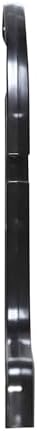NAHANCO 17" Medium Weight Plastic Shirt Hanger, Black with Black Hook (Pack of 100), Made in USA