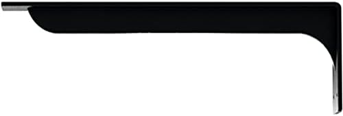 Ekena Millwork BKTM02X20X06EBPBL Steel Bracket Embrey, 2" W x 20" D x 6 1/2" H, Powder Coated Black