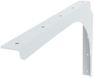 Iron Supports Universal Heavy-Duty Commercial Bracket - Industrial Support Brackets - Steel Mounting Bracket for Shelves