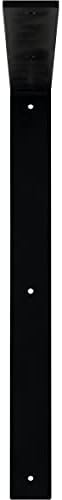 2" W x 20" D x 20" H Hamilton Steel Bracket, Powder Coated Black