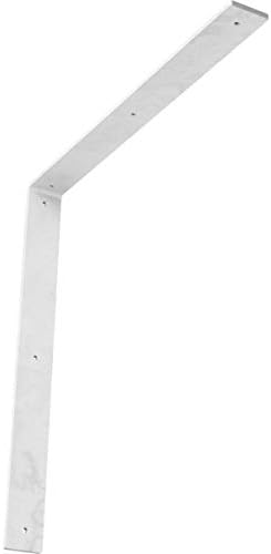 2"W x 20"D x 20"H Hamilton Steel Bracket, Hammered White