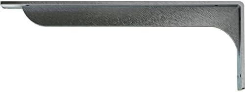 Ekena Millwork BKTM02X18X06EBCRS Steel Bracket Embrey, 2" W x 18" D x 6 1/2" H, Unfinished