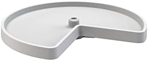REV-A-SHELF Value Line Polymer Kidney-Shaped Lazy Susan Shelf for Corner Base Cabinets