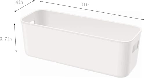 Set Of 4 Plastic Storage Bins,Versatile Kitchen Pantry Organization and Storage,for Plastic Storage Container Under Bed,
