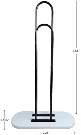 NAHANCO 101W-WD Deluxe Wood Hanger Stacker, White, Pack of 1